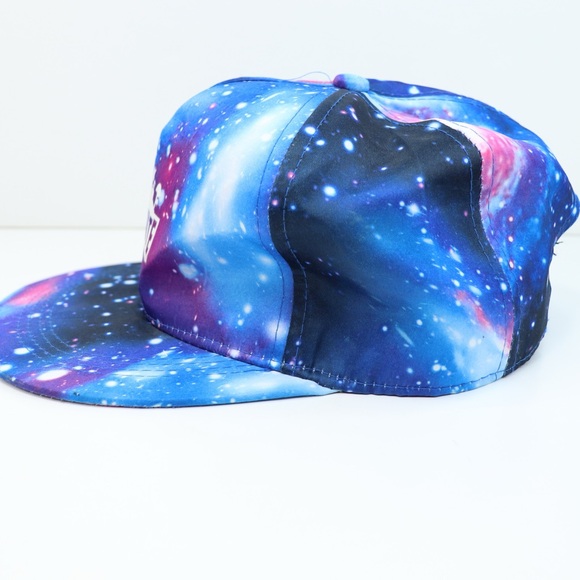 Vintage Fortnite Galaxy Print Ball Cap Hat One Size Adjustable Snapback Rare - Picture 4 of 11